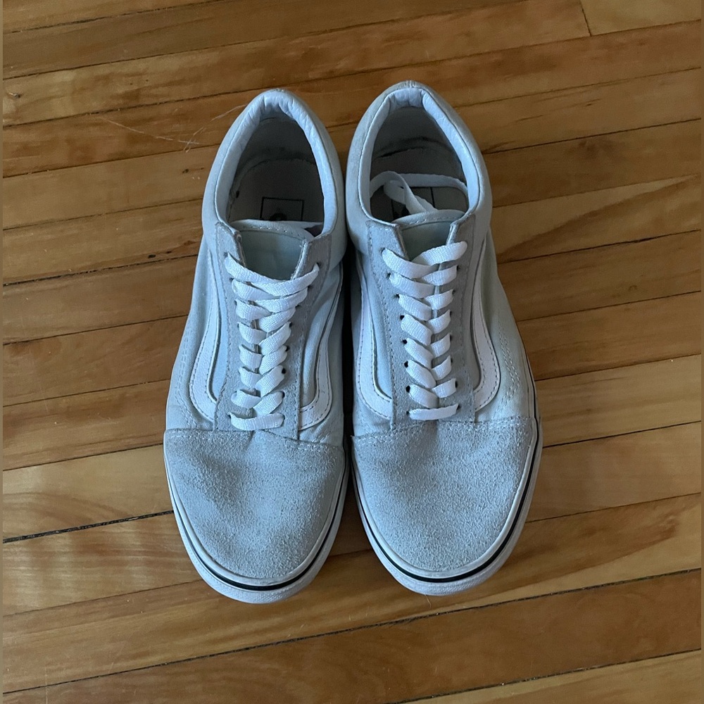 Old Skool Vans Light Blue